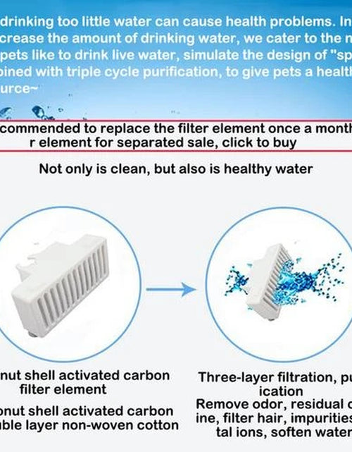 Load image into Gallery viewer, New Automatic Swan Shaped Pet Cat Dog Water Dispenser Feeding Water Flowing Fountain Cat Drinking Bowl Electric Water Dispenser