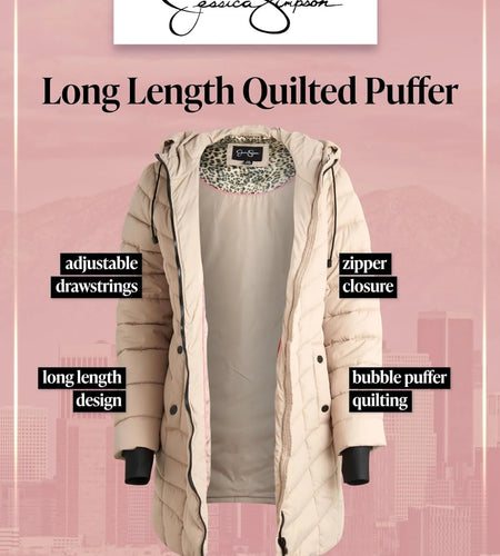 Women'S Winter Coat - Long Length Packable Quilted Puffer Jacket (S-3XL)