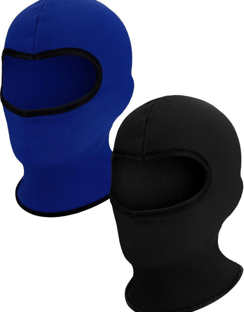 Load image into Gallery viewer, 2 Pieces Kid Balaclava Ski Neck Warmers Windproof Ear Muffs Hats Winter Fleece Gaiters for Boy Girls
