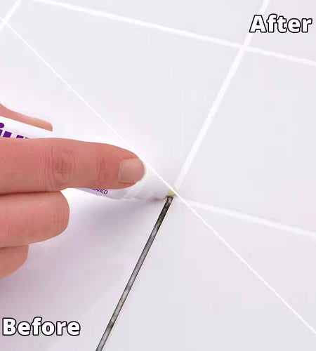 4 Oz. White Interior Water-Based Grout Restorer Marker Pens (2-Pack)