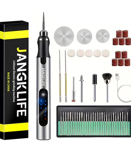 USB Cordless Rotary Tool Kit Woodworking Engraving Pen DIY for Jewelry Metal Glass Mini Wireless Drill