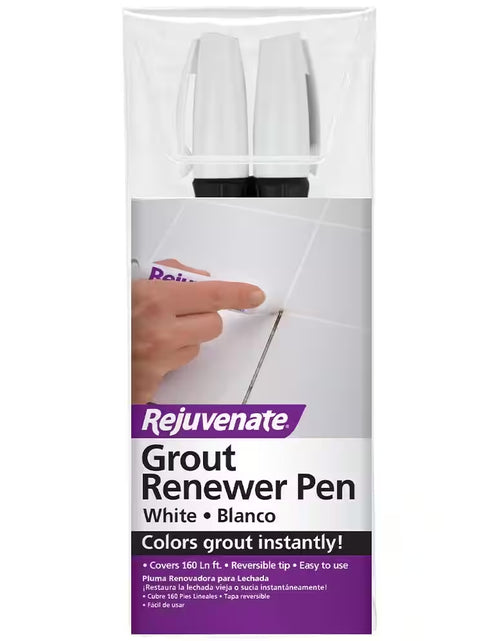 Load image into Gallery viewer, 4 Oz. White Interior Water-Based Grout Restorer Marker Pens (2-Pack)
