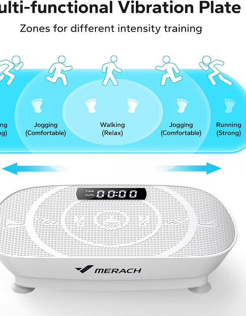 Load image into Gallery viewer, Vibration Plate Exercise Machine,Whole Body Workout Power Vibrate Fitness Platform Vibration Plate for Lymphatic Drainage
