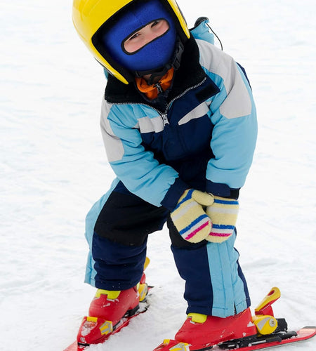 2 Pieces Kid Balaclava Ski Neck Warmers Windproof Ear Muffs Hats Winter Fleece Gaiters for Boy Girls