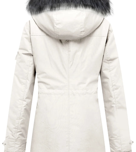 Women'S plus Size Winter Coat Thickened Parka Coat Puffer Jacket Army Green 2XL