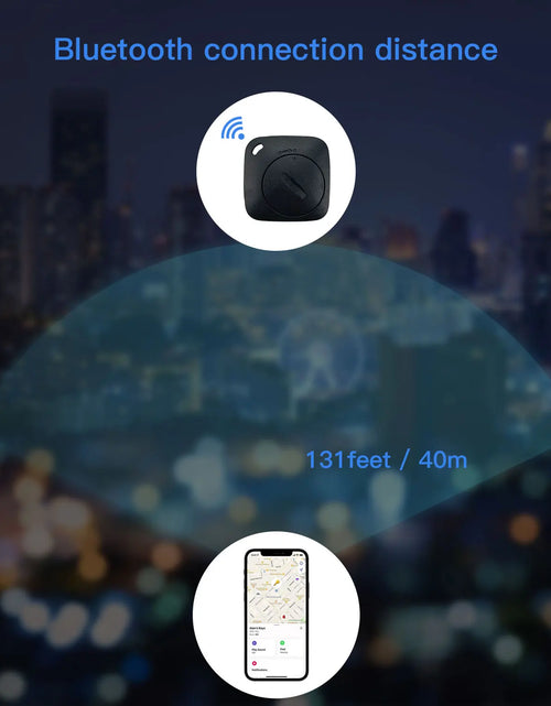 Load image into Gallery viewer, GPS Tracking Device for iOS and Android - Bluetooth Locator with Global Positioning and Anti-Lost Features
