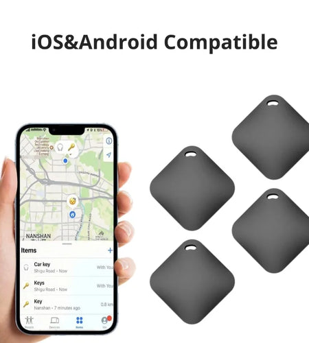 GPS Tracking Device for iOS and Android - Bluetooth Locator with Global Positioning and Anti-Lost Features