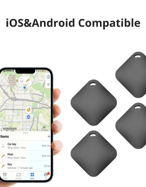 Load image into Gallery viewer, GPS Tracking Device for iOS and Android - Bluetooth Locator with Global Positioning and Anti-Lost Features
