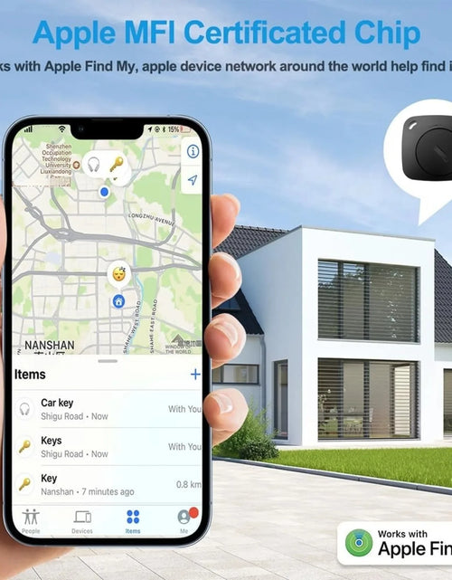 Load image into Gallery viewer, GPS Tracking Device for iOS and Android - Bluetooth Locator with Global Positioning and Anti-Lost Features

