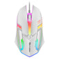 F1 Wired 3 Keys Mouse Colorful Lighting Gaming and Office for Microsoft Windows and Apple IOS System