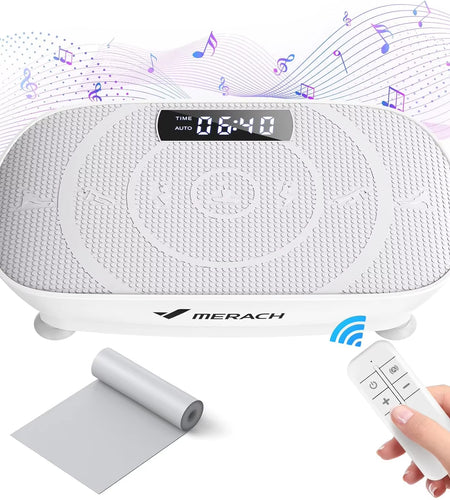 Vibration Plate Exercise Machine,Whole Body Workout Power Vibrate Fitness Platform Vibration Plate for Lymphatic Drainage