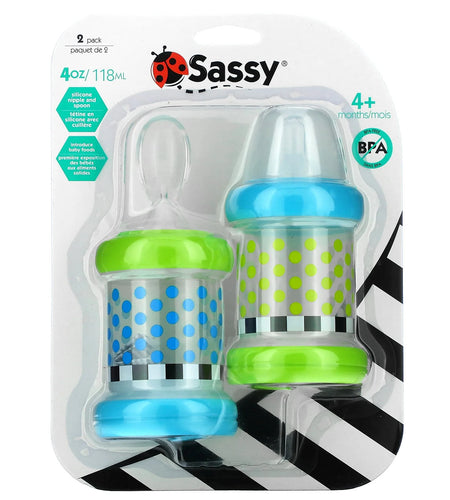 Baby Food Nurser, 4+ Months, 2 Pack, 4 Oz (118 Ml) Each