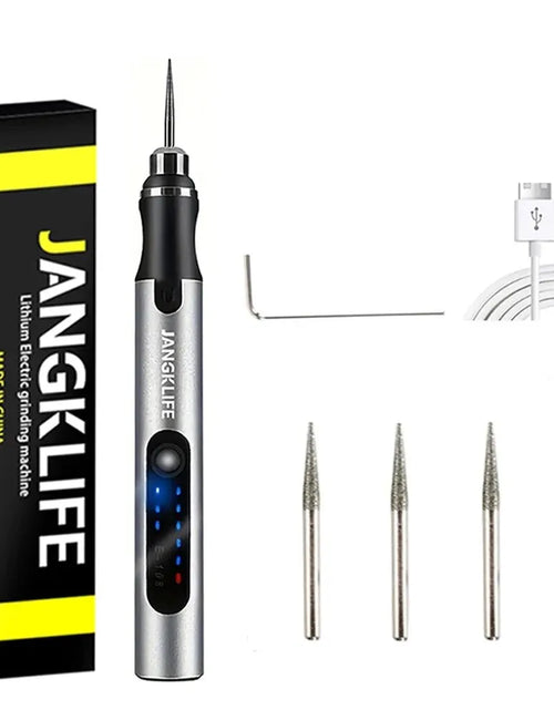 Load image into Gallery viewer, USB Cordless Rotary Tool Kit Woodworking Engraving Pen DIY for Jewelry Metal Glass Mini Wireless Drill

