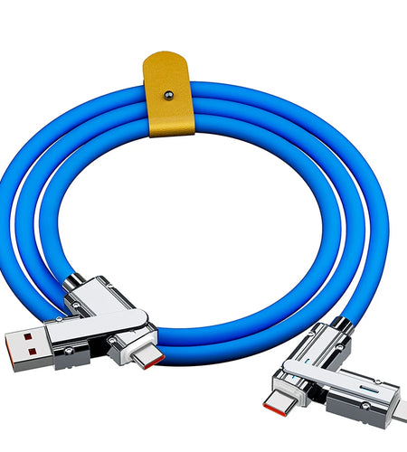 4 in 1 120W USB Type C to Type C IOS Cable 3 in 1 PD 100W Fast Charging Data Cable for Iphone 11 12 13 14 15 Pro Max Samsung S24