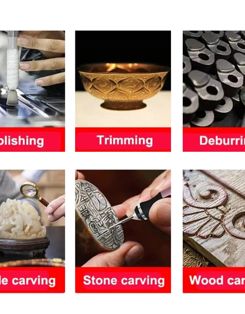 Load image into Gallery viewer, USB Cordless Rotary Tool Kit Woodworking Engraving Pen DIY for Jewelry Metal Glass Mini Wireless Drill
