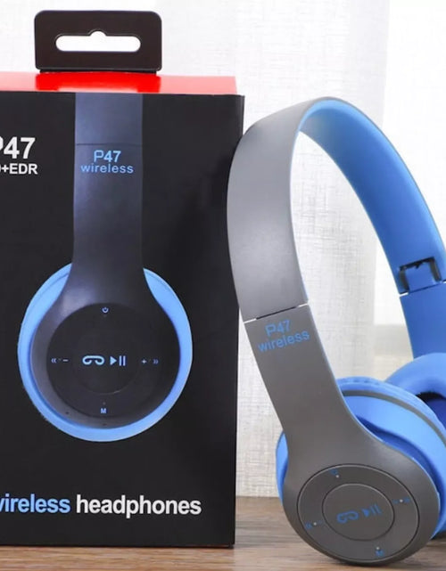 Load image into Gallery viewer, Wireless Bluetooth 5.0 Over-Ear Headphones with FM Radio, MIC &amp; Foldable Design – Supports TF Card
