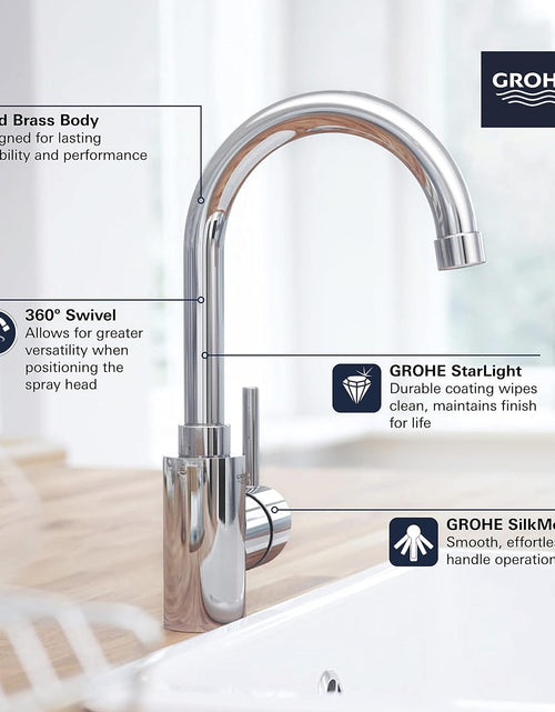 Load image into Gallery viewer, 31518000 31518 Concetto Bar Faucet, Chrome, 2.5 GPM
